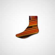 Abstract illustration on sock N184