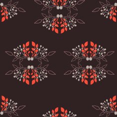 Seamless floral vector pattern N53
