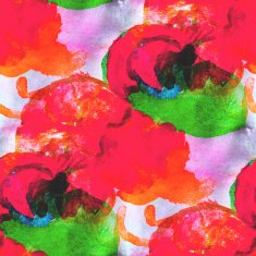 abstract avant-garde orange green seamless wallpaper watercolor