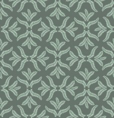 Abstract floral seamless wallpaper with leaves decor