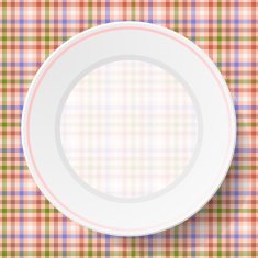 Image dishes on a napkin N4
