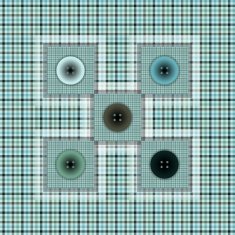 set of fabric with buttons N7