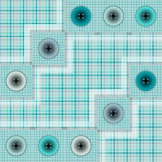 set of fabric with buttons N10