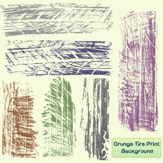 tire print set
