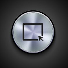 vector metal icon on gray background Eps10 N19