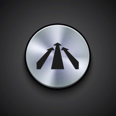 vector metal icon on gray background Eps10 N21