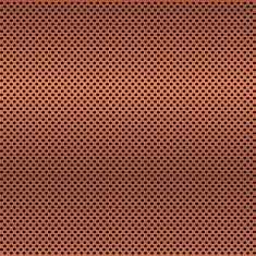 Aluminum grille round copper