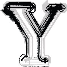 Grunge Font LETTER y N7