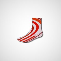 Abstract illustration on sock N187