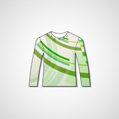 Abstract illustration on sweater N186