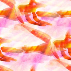 yellow art picture watercolor seamless purple