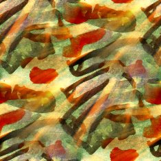 sunlight art green red picture watercolor seamless background