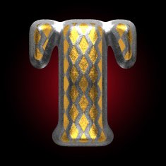 vector silver and golden figure t N2
