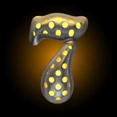 vector metal with glow dots figure 7