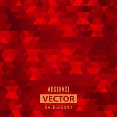 Vector background with red triangles N2