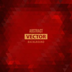 Vector background with red triangles N5