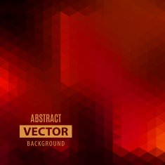 Vector background with red triangles N7