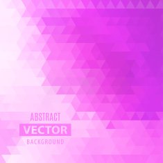 Vector background with pink triangles