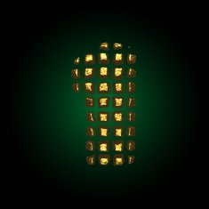 vector golden letter 1 N6