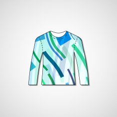 Abstract illustration on sweater N190