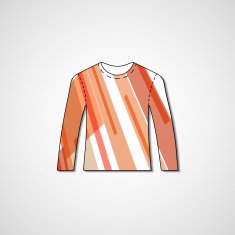 Abstract illustration on sweater N191