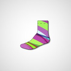 Abstract illustration on sock N192