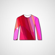 Abstract illustration on sweater N193