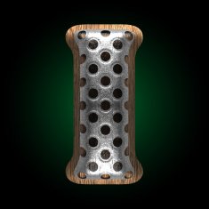 vector metal and wood figure j N2