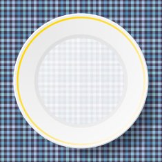 Image dishes on a napkin N9