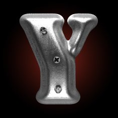 vector metal construction figure y N2