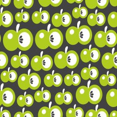 Green apples seamless texture