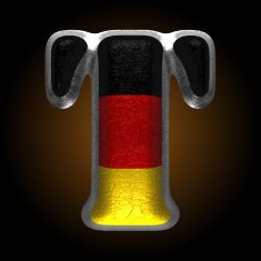 Vector Germany metal figure t N2