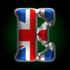 Vector Great Britain metal figure e N2