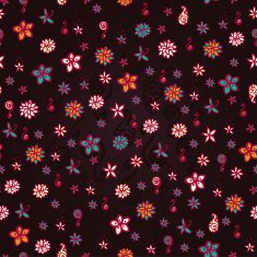 Seamless bright doodle floral pattern N2