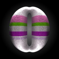 vector colored clay letter o N7