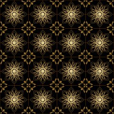black and golden geometric texture
