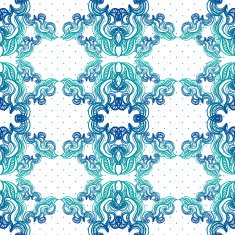 Seamless vintage background baroque pattern N16