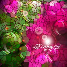 Abstract colorful shining circle vector background N2