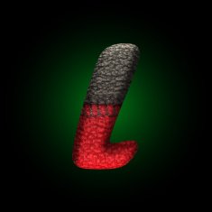vector wool letter