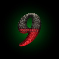 vector wool letter N2