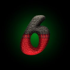 vector wool letter N4