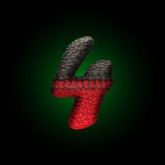 vector wool letter N5