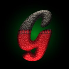 vector wool letter N22
