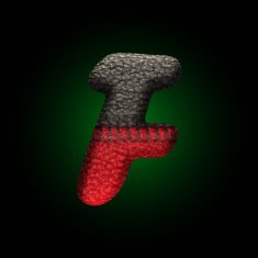 vector wool letter N23