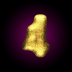 vector golden figure N7