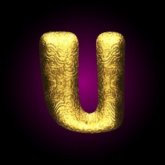 vector golden figure N17
