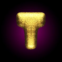 vector golden figure N18