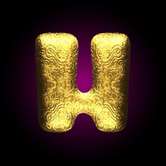 vector golden figure N27