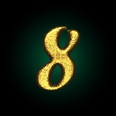 vector golden figure N35