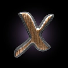 vector metal and wood figure N13